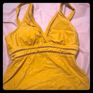 Yellow tankini